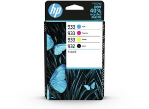 HP 932 + 933 PACK DE 4 CARTUCHOS DE TINTA ORIGINALES - 6ZC71AE