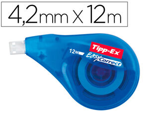 CORRECTOR TIPP-EX EASY LATERAL 4,2 MM X12MTS