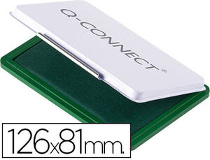 TAMPON Q-CONNECT N.1 126X81 MM VERDE
