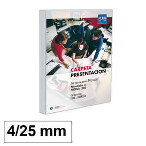 CAMPUS CARPETA PVC PLUS A4 CANGURO 4A/25 H203D-A4 MAK180505