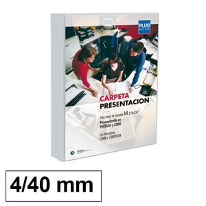 CAMPUS CARPETA PVC PLUS A4 CANGURO 4A/40 H203D-B4 MAK180512