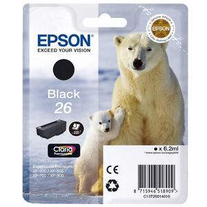 INK-JET EPSON T2601 EXPRESSION XP-600 / 605 / 700 / 800 NEGRO - 220 PAG -